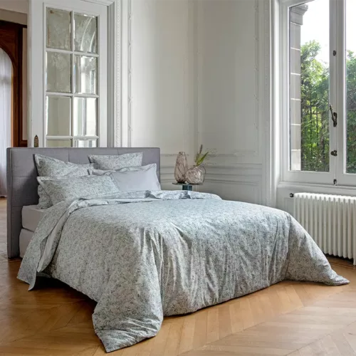 Image ensemble parure de lit impression