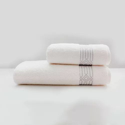 Serviette invité cocon blanc