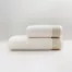Serviette de toilette option blanc anis