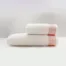 Serviette de toilette option blanc saumon