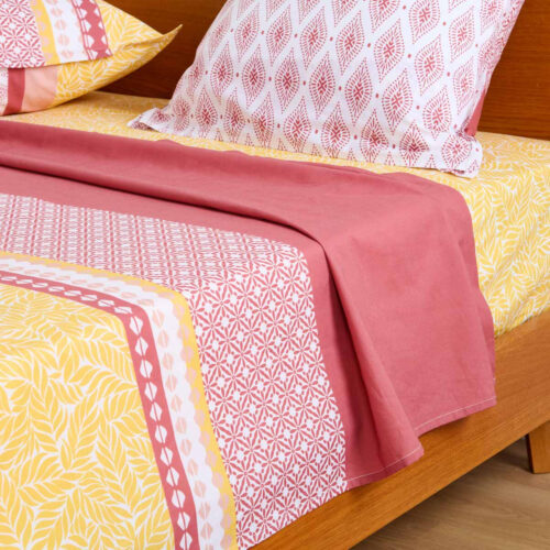 Terre d'ocre - Parure drap plat